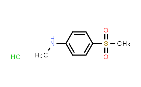 CAS No. 1263378-01-3, N-Methyl-4-(methylsulfonyl)aniline hydrochloride
