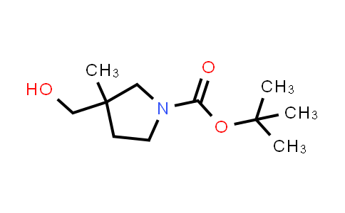 CAS No. 1263506-20-2, tert-Butyl 3-(hydroxymethyl)-3-methylpyrrolidine-1-carboxylate