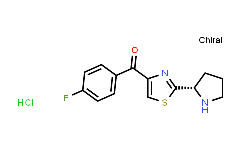 CAS No. 1263876-35-2, (S)-(4-Fluorophenyl)(2-(pyrrolidin-2-yl)thiazol-4-yl)methanone hydrochloride
