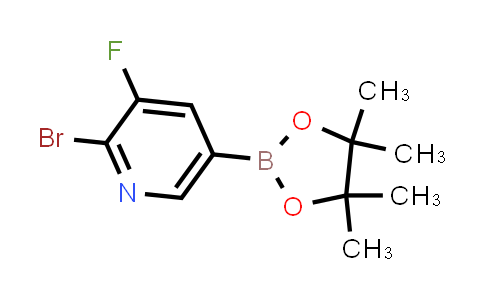 CAS No. 1264130-85-9, 2-Bromo-3-fluoro-5-(4,4,5,5-tetramethyl-1,3,2-dioxaborolan-2-yl)pyridine