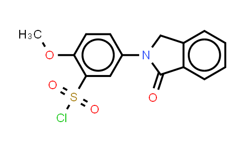 CAS No. 126565-42-2, 2-Methoxy-5-(N-phthalimidinyl)benzenesulfonyl chloride