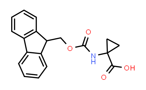 CAS No. 126705-22-4, 1-((((9H-Fluoren-9-yl)methoxy)carbonyl)amino)cyclopropanecarboxylic acid