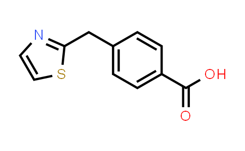 CAS No. 1267529-93-0, 4-(Thiazol-2-ylmethyl)benzoic acid
