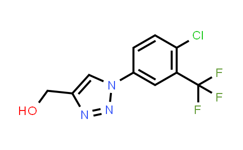 CAS No. 1267621-74-8, (1-(4-Chloro-3-(trifluoromethyl)phenyl)-1H-1,2,3-triazol-4-yl)methanol