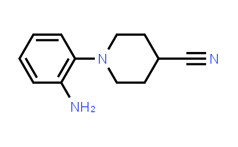 CAS No. 1267701-48-3, 1-(2-Aminophenyl)piperidine-4-carbonitrile