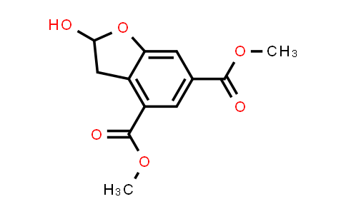 CAS No. 1268024-07-2, Dimethyl 2-hydroxy-2,3-dihydrobenzofuran-4,6-dicarboxylate