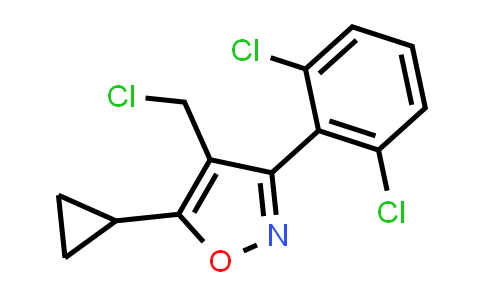 CAS No. 1268245-50-6, 4-(Chloromethyl)-5-cyclopropyl-3-(2,6-dichlorophenyl)-1,2-oxazole