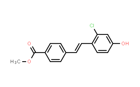 CAS No. 1268246-12-3, (E)-Methyl 4-(2-chloro-4-hydroxystyryl)benzoate