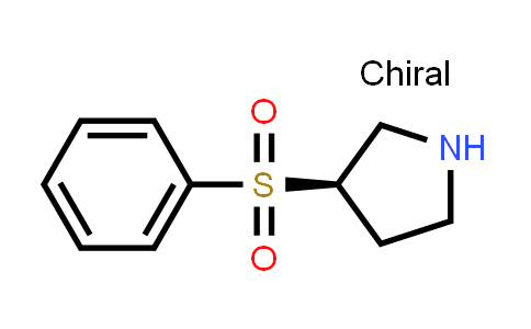 CAS No. 1268521-39-6, (R)-3-(Phenylsulfonyl)pyrrolidine