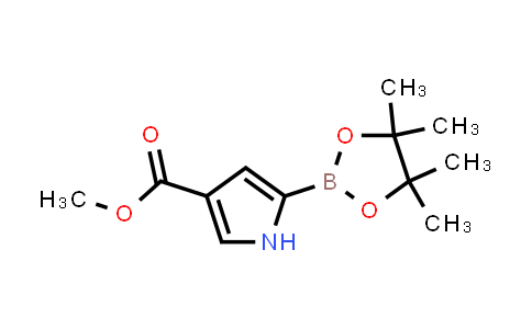 CAS No. 1268619-58-4, Methyl 5-(4,4,5,5-tetramethyl-1,3,2-dioxaborolan-2-yl)-1H-pyrrole-3-carboxylate