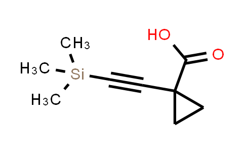 CAS No. 1268810-07-6, 1-((Trimethylsilyl)ethynyl)cyclopropane-1-carboxylic acid