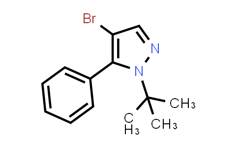 CAS No. 1269291-10-2, 4-Bromo-1-tert-butyl-5-phenylpyrazole