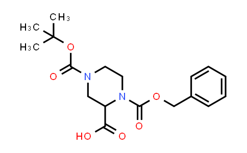 CAS No. 126937-41-5, 4-Boc-1-Cbz-2-piperazinecarboxylic acid