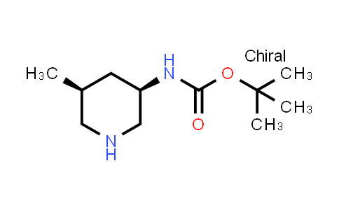 CAS No. 1270019-92-5, tert-Butyl ((3R,5S)-5-methylpiperidin-3-yl)carbamate