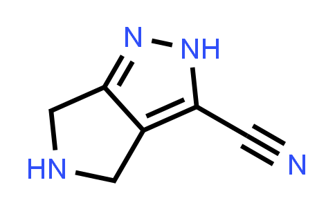 CAS No. 1270030-00-6, 2,4,5,6-Tetrahydropyrrolo[3,4-c]pyrazole-3-carbonitrile