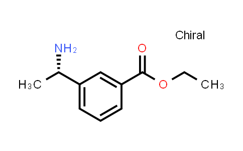 CAS No. 1270212-75-3, Benzoic acid, 3-[(1S)-1-aminoethyl]-, ethyl ester