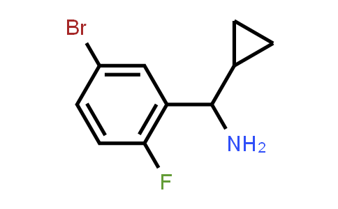 CAS No. 1270377-73-5, (5-Bromo-2-fluorophenyl)(cyclopropyl)methanamine