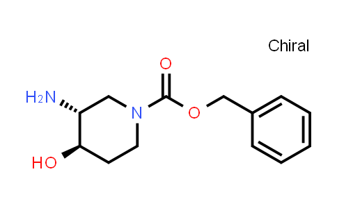 CAS No. 1270497-22-7, (3R,4R)-Benzyl 3-amino-4-hydroxypiperidine-1-carboxylate
