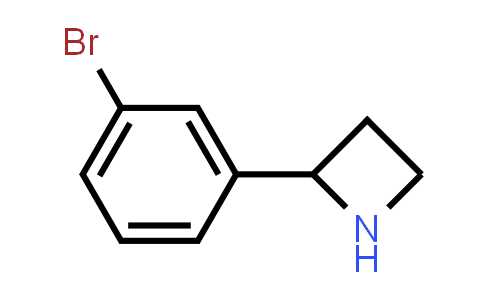 CAS No. 1270556-17-6, 2-(3-Bromophenyl)azetidine