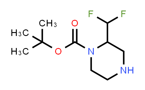 CAS No. 1270982-18-7, 1-Piperazinecarboxylic acid, 2-(difluoromethyl)-, 1,1-dimethylethyl ester