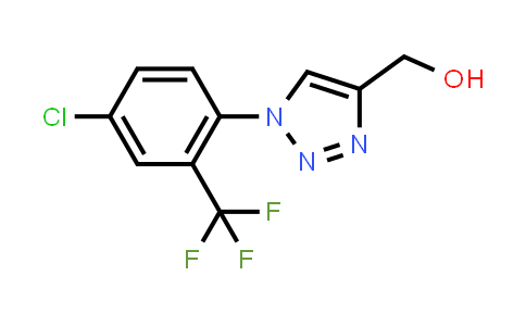 CAS No. 1271665-51-0, (1-(4-Chloro-2-(trifluoromethyl)phenyl)-1H-1,2,3-triazol-4-yl)methanol
