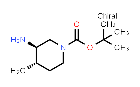 CAS No. 1271810-27-5, rel-tert-Butyl (3R,4S)-3-amino-4-methylpiperidine-1-carboxylate