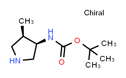 CAS No. 127199-55-7, tert-Butyl ((3R,4R)-4-methylpyrrolidin-3-yl)carbamate