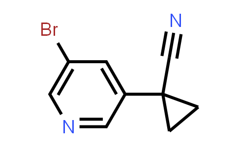 CAS No. 1272357-22-8, 1-(5-Bromopyridin-3-yl)cyclopropane-1-carbonitrile