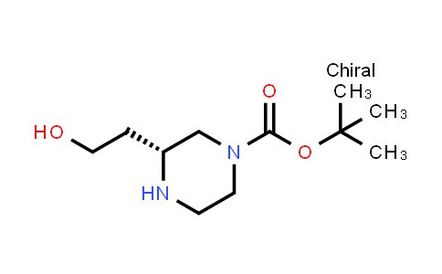 CAS No. 1272421-10-9, (R)-tert-Butyl 3-(2-hydroxyethyl)piperazine-1-carboxylate