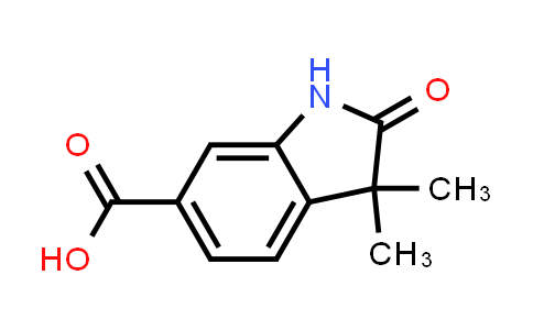 CAS No. 127267-57-6, 3,3-Dimethyl-2-oxo-2,3-dihydro-1H-indole-6-carboxylic acid