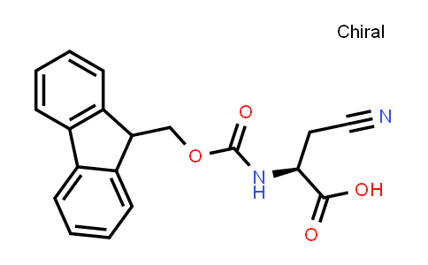 CAS No. 127273-06-7, (S)-2-((((9H-Fluoren-9-yl)methoxy)carbonyl)amino)-3-cyanopropanoic acid