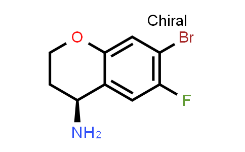 CAS No. 1272750-82-9, (S)-7-Bromo-6-fluorochroman-4-amine