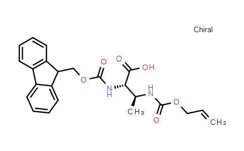 CAS No. 1272754-91-2, (2S,3S)-2-((((9H-Fluoren-9-yl)methoxy)carbonyl)amino)-3-(((allyloxy)carbonyl)amino)butanoic acid