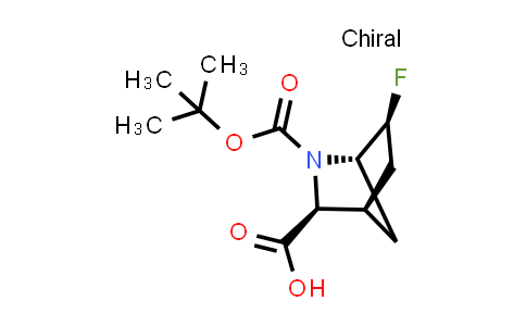 CAS No. 1272757-81-9, (1S,3S,4R,6S)-2-(tert-Butoxycarbonyl)-6-fluoro-2-azabicyclo[2.2.1]heptane-3-carboxylic acid