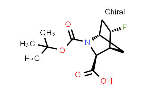 CAS No. 1272757-92-2, (1S,3S,4S,5S)-2-(tert-Butoxycarbonyl)-5-fluoro-2-azabicyclo[2.2.1]heptane-3-carboxylic acid