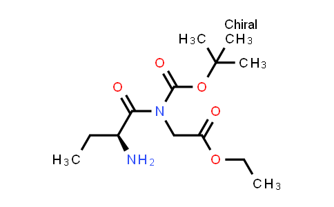 CAS No. 127331-57-1, Glycine, N-[(1,1-dimethylethoxy)carbonyl]-L-2-aminobutanoyl-, ethyl ester (9CI)