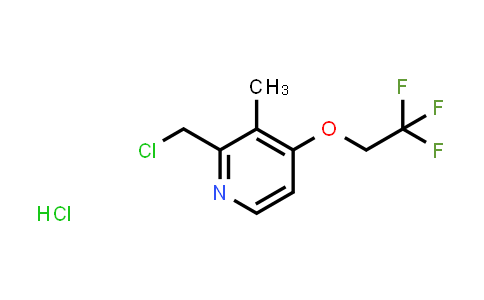 CAS No. 127337-60-4, 2-(Chloromethyl)-3-methyl-4-(2,2,2-trifluoroethoxy)pyridine hydrochloride