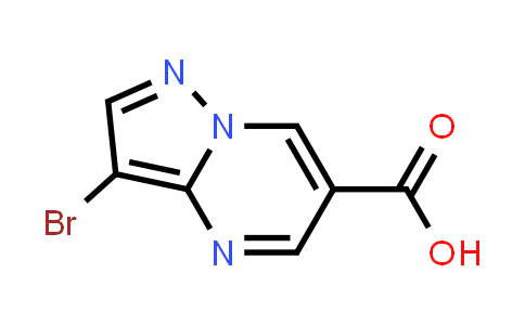 CAS No. 1273577-71-1, 3-Bromopyrazolo[1,5-a]pyrimidine-6-carboxylic acid