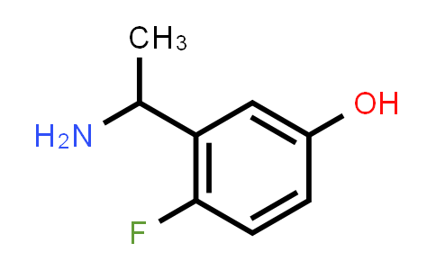 CAS No. 1273666-14-0, 3-(1-Aminoethyl)-4-fluorophenol