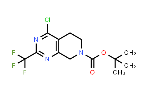 CAS No. 1274804-46-4, tert-Butyl 4-chloro-2-(trifluoromethyl)-5,6-dihydropyrido[3,4-d]pyrimidine-7(8H)-carboxylate