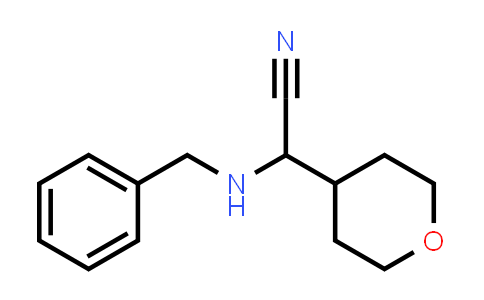 CAS No. 1274825-09-0, 2-(Benzylamino)-2-(tetrahydro-2H-pyran-4-yl)acetonitrile