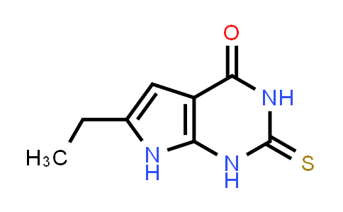 CAS No. 1275607-95-8, 6-Ethyl-2-thioxo-2,3-dihydro-1H-pyrrolo[2,3-d]pyrimidin-4(7H)-one