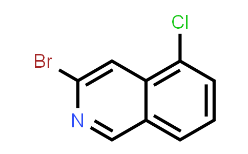 CAS No. 1276056-67-7, 3-Bromo-5-chloroisoquinoline