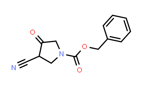 CAS No. 1276125-30-4, Benzyl 3-cyano-4-oxopyrrolidine-1-carboxylate