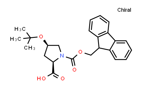 CAS No. 1276694-30-4, (2R,4R)-4-(tert-Butoxy)-1-[(9H-fluoren-9-ylmethoxy)carbonyl]pyrrolidine-2-carboxylic acid