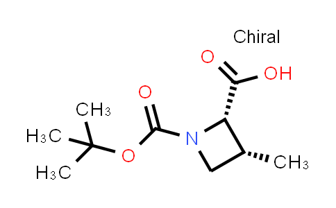 CAS No. 1277097-48-9, (2S,3R)-1-(tert-Butoxycarbonyl)-3-methylazetidine-2-carboxylic acid