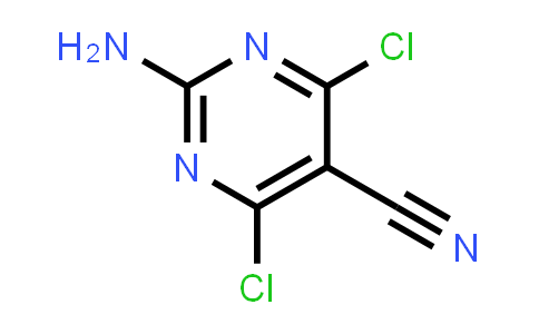 CAS No. 1277179-33-5, 2-Amino-4,6-dichloropyrimidine-5-carbonitrile