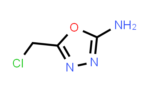 CAS No. 1277183-21-7, 5-(Chloromethyl)-1,3,4-oxadiazol-2-amine