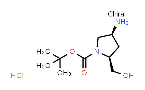CAS No. 1279037-14-7, tert-Butyl (2S,4S)-4-amino-2-(hydroxymethyl)pyrrolidine-1-carboxylate hydrochloride
