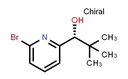 CAS No. 127912-58-7, (R)-1-(6-Bromopyridin-2-yl)-2,2-dimethylpropan-1-ol